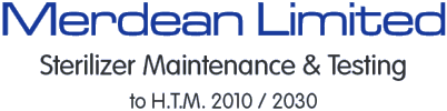 Merdean Limited : Sterilizer Maintenance & Testing to H.T.M. 2010 / 2030